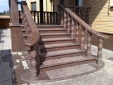 частичная термообработка ступени из камня