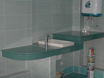 Столешница двухуровневая - Аглокварцит T579 NETTUNO(147) - июнь 2006