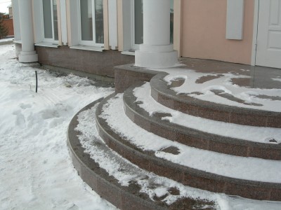 Входная группа радиусная - Гранит ЦВЕТОК УКРАИНЫ(24) - март 2008