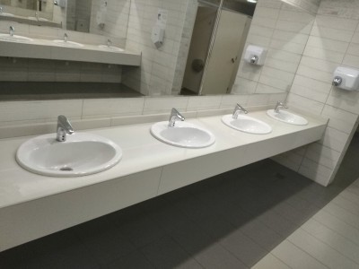 Столешница для туалетной комнаты - Аглокварцит 1100 PANNA MONTATA(3479) - апрель 2011