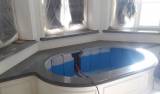 Облицовка джакузи - Аглокварцит BQ 8816 BLUE SAVOY(7038)