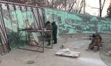 Монтаж мемориала "Город трудовой доблести" в г.Омске