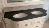 Столешницы для ванной - Аглокварцит IB989 IMPAIA BLACK(6835)