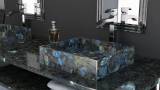 Столешницы для ванной - Гранит LABRADORITE BLUE MADAGASCAR(5145)
