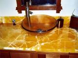Столешницы для ванной - Оникс AMBER ONYX(6095)